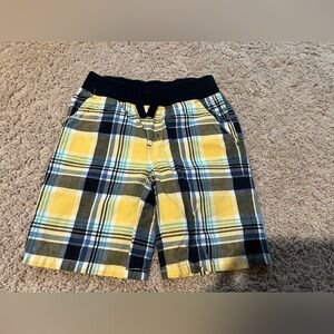 Gymboree Yellow and Green Plaid Shorts